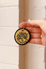 Load image into Gallery viewer, Measure Twice - Embroidered Keychain