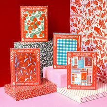 Load image into Gallery viewer, Edible Flowers Assorted Letterpress Cards Set