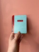 Load image into Gallery viewer, TRUTHS - handmade rescued notebook
