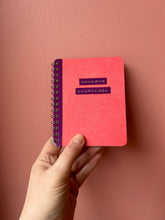 Load image into Gallery viewer, Unicorn Sightings - handmade rescued notebook