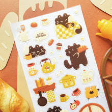 Load image into Gallery viewer, Cozy Cat Morning Sticker Sheet