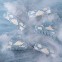 Load image into Gallery viewer, Blue Sky with White Clouds Hair Claw