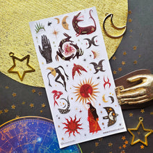 Load image into Gallery viewer, Cosmic Solstice Sticker Sheet
