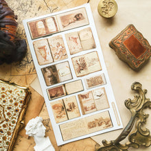 Load image into Gallery viewer, Sepia Sketchbooks Sticker Sheet