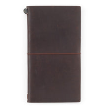 Load image into Gallery viewer, Traveler's Notebook Starter Kit - Regular Size - Brown Leather