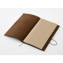 Load image into Gallery viewer, Traveler's Notebook Starter Kit - Regular Size - Brown Leather