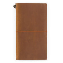 Load image into Gallery viewer, Traveler's Notebook Starter Kit - Regular Size - Camel Leather