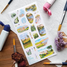 Load image into Gallery viewer, Serene Sketchbook Sticker Sheet