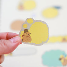 Load image into Gallery viewer, Capybara Kiss Cut Sticky Labels