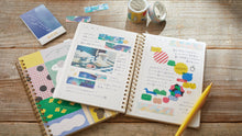 Load image into Gallery viewer, Passport size spiral notebook - Fruits and Cats
