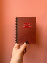 Load image into Gallery viewer, PANIC ATTACKS - handmade rescued notebook