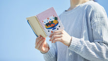 Load image into Gallery viewer, Passport size spiral notebook - Fruits and Cats