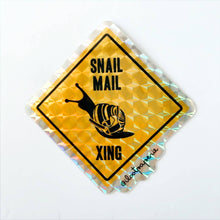 Load image into Gallery viewer, SNAIL MAIL XING Crossing Prismatic Single Sticker