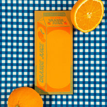 Load image into Gallery viewer, Orange Juice - Risograph Notepad