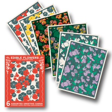 Load image into Gallery viewer, Edible Flowers Assorted Letterpress Cards Set