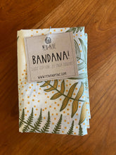 Load image into Gallery viewer, Mushroom + Ferns Bandana