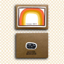 Load image into Gallery viewer, THANK YOU RAINBOW Greeting Card Set