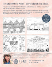 Load image into Gallery viewer, West Coast Wonderful Coloring Book