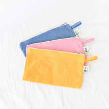 Load image into Gallery viewer, Organic Cotton Zipper Pouch