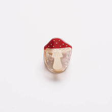Load image into Gallery viewer, Micro Dose Mini Claw- Red Mushroom Mini Hair Clip