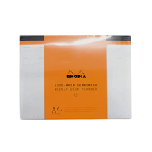 Load image into Gallery viewer, Rhodia Undated Weekly Desk Pad - Two Sizes
