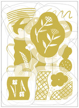 Load image into Gallery viewer, KITTA Gold foil transfer stickers