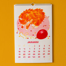 Load image into Gallery viewer, 2025 Risograph Wall Calendar - Ain't Life Grand?