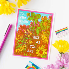 Load image into Gallery viewer, So Very Loved (Just As You Are) Encouragement Card