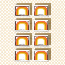 Load image into Gallery viewer, THANK YOU RAINBOW Greeting Card Set