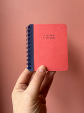 Load image into Gallery viewer, Unicorn Sightings - handmade rescued notebook