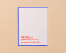 Load image into Gallery viewer, Happy New Home Letterpress Housewarming Card
