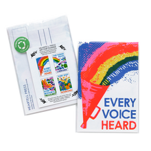 Load image into Gallery viewer, Ours to Protect Set of 4 Risograph Social Change Postcards