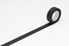 Load image into Gallery viewer, Matte Black Washi tape