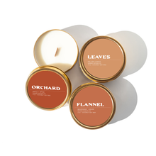 Load image into Gallery viewer, Leaves Travel Tin Candle