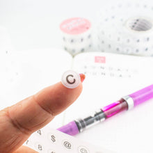 Load image into Gallery viewer, Letter Beads PET Tape - 50mm