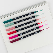 Load image into Gallery viewer, Dual Brush Pen Art Markers, Very Berry, 6-Pack