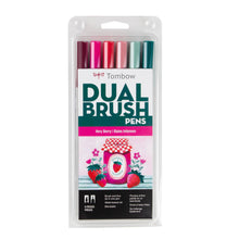 Load image into Gallery viewer, Dual Brush Pen Art Markers, Very Berry, 6-Pack
