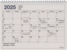 Load image into Gallery viewer, 2025 Notebook Calendar - Medium
