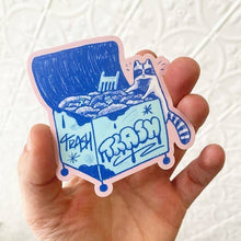 Load image into Gallery viewer, Treasure Hunter Trash Panda Raccoon Sticker