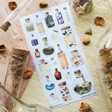 Load image into Gallery viewer, Bottled Nature Sticker Sheet