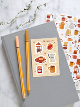 Load image into Gallery viewer, Coffee Time Sticker Sheet