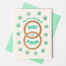 Load image into Gallery viewer, Sweet & Strong Marriage - Risograph Greeting Card