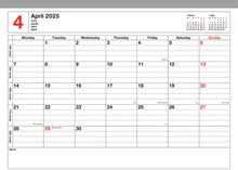 Load image into Gallery viewer, 2025 Notebook Calendar - Medium