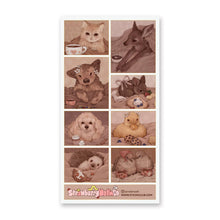 Load image into Gallery viewer, Cuddly Coffee Shop Sticker Sheet
