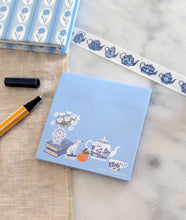 Load image into Gallery viewer, Blue & White Sticky Note