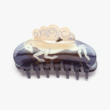 Load image into Gallery viewer, Unicorn Claw - Acetate White Horse Hair Clip