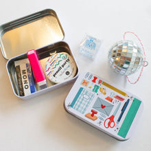 Load image into Gallery viewer, Stationery Lovers Washi Flake and Trinket Tin