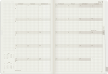 Load image into Gallery viewer, 2025 A5 Weekly Planner | Core | Stacked Weekends| 52gsm Tomoe River Paper