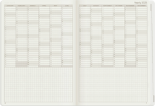 Load image into Gallery viewer, 2025 A5 Weekly Planner | Core | Stacked Weekends| 52gsm Tomoe River Paper