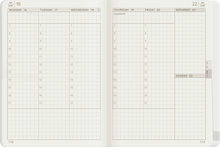 Load image into Gallery viewer, 2025 A6 Weekly Planner | All-in-One | Stacked Weekends| 52gsm Tomoe River Paper